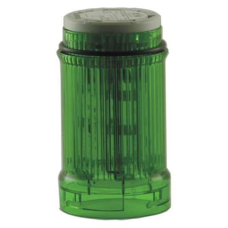 Tower Light Module, 24V AC, 24V DC, Green, 43 mm Dia., 3 in Height, LED, SL4 Series MPN:SL4-L24-G