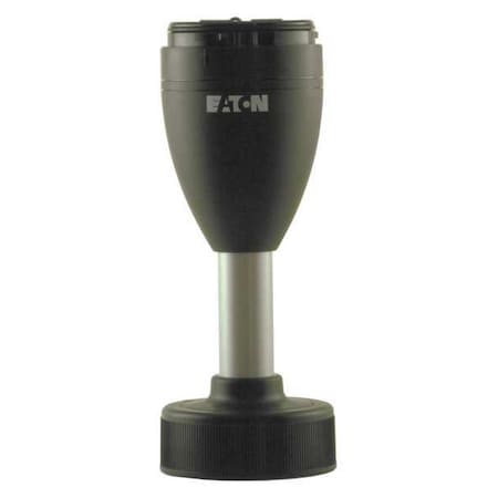 Mounting Base, Black, 110V AC, 120V AC, 230V AC, 240V AC, 24V AC/DC, 1 9/16 in Dia., Base MPN:SL4-PIB-100