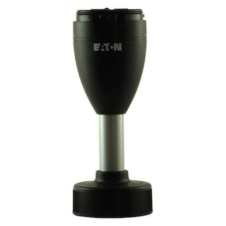 Mounting Base, Black, 110V AC, 120V AC, 230V AC, 240V AC, 24V AC/DC, 1 9/16 in Dia., Base MPN:SL4-PIB-400