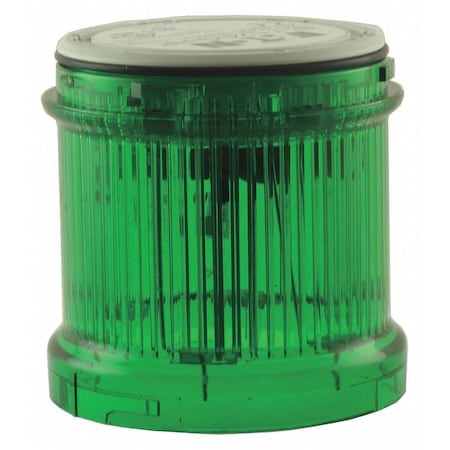 Tower Light Module, 24V AC, 24V DC, Green, 73 mm Dia., 3 in Height, LED, SL4 Series MPN:SL7-FL24-G
