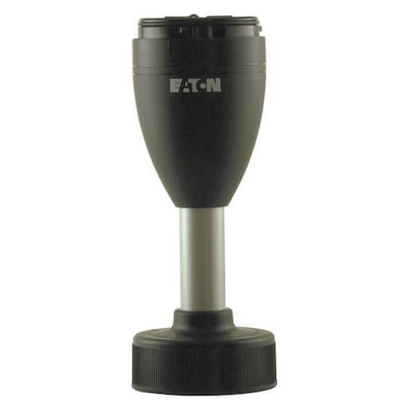 Mounting Base, Black, 110V AC, 120V AC, 230V AC, 240V AC, 24V AC/DC, 2 3/4 in Dia., Base MPN:SL7-FMS-100