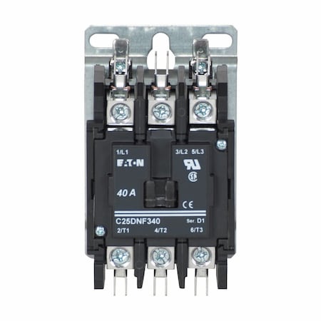 Contactor, 3 Pole 40Amp 480V MPN:C25DNF340C