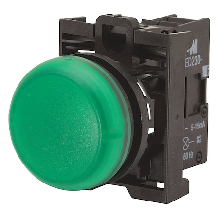 Indicating Light, Green, 22mm, LED MPN:M22-L-G-G
