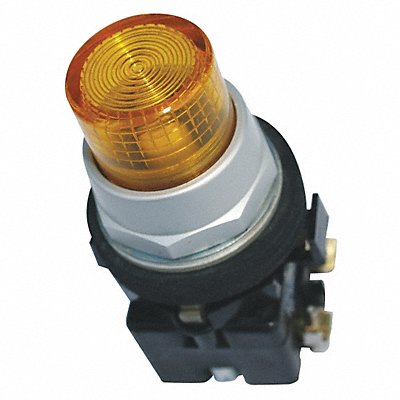 H5304 Illuminated Push Button 30mm Yellow MPN:HT8GBYAL1