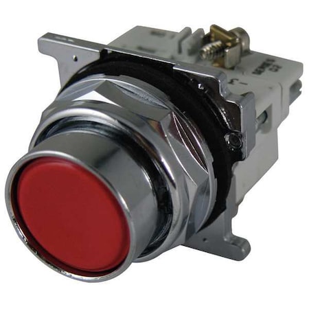 FlushPushButtonOperator, NonIllum, Red, 2NO MPN:10250T102-2