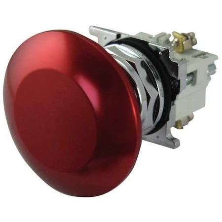 MushroomHeadPushButton, Non-Illum, Red, 2NO MPN:10250T172-2