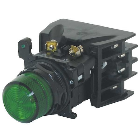 Cutler-Hammer Pilot Light, LED, 24VAC/DC, Green MPN:10250T197HLGP24