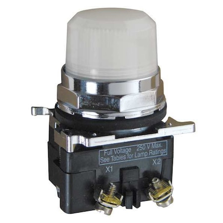 Pilot Light, White, 30mm, LED MPN:10250T197LWP24