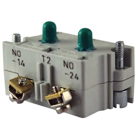 ContactBlock, Gray, 2NO, 30mm, 10250T, E34 MPN:10250T2