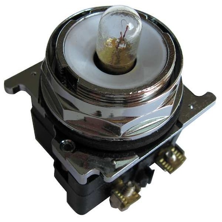 Pilot Light, No Lens, 30mm, Incandescent MPN:10250T201N