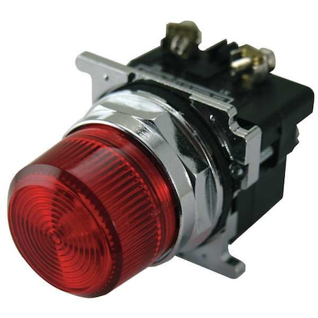 Cutler-Hammer Pilot Light, 120VAC, Red MPN:10250T201NC1N