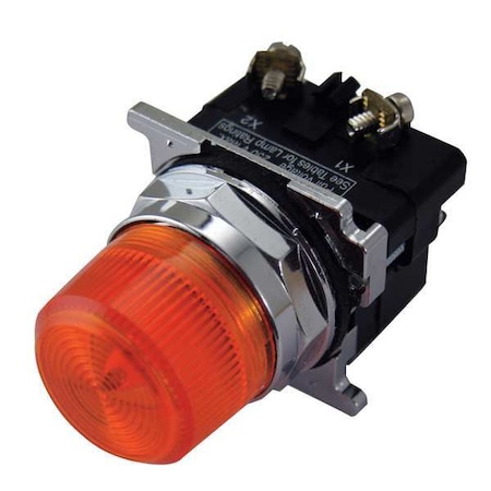 Pilot Light, Amber, 30mm, Incandescent MPN:10250T206NC19N