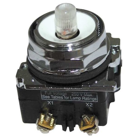 Cutler-Hammer Pilot Light, Without Lens, 120VAC MPN:10250T226N