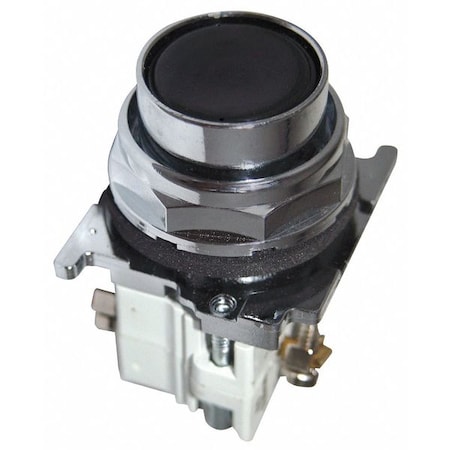 Cutler-Hammer Non-Illuminated Push Button, 30mm, Black MPN:10250T23B