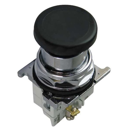 Cutler-Hammer Non-Illuminated Push Button, 30mm, Black MPN:10250T26B