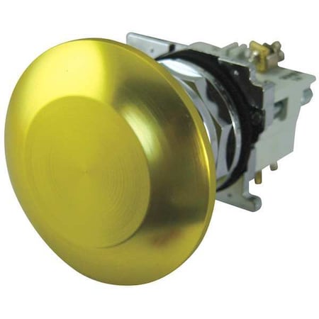 Cutler-Hammer Non-Illuminated Push Button, Yellow MPN:10250T27Y