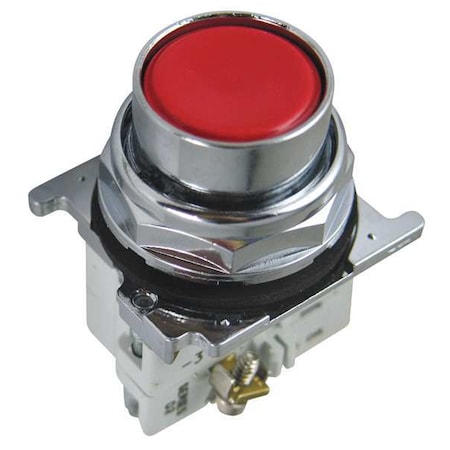 FlushPushButtnOp, NonIllum, Red, 1NO/1NC MPN:10250T30R