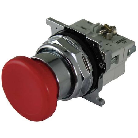 MushroomPushButton, NonIllum, Red, 1NO/1NC MPN:10250T32R