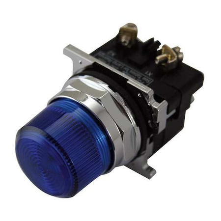 Pilot Light, Blue, 30mm, Incandescent MPN:10250T34B