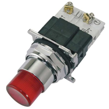 Illuminated Push Button, 30mm, 1NO/1NC, Red MPN:10250T471C21-1