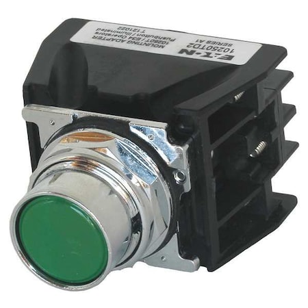 Hazardous Location Push Button, 30 mm, 1NO/1NC, Green MPN:10250T706G