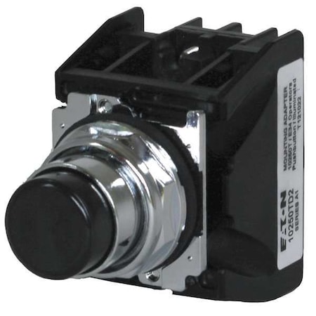Hazardous Location Push Button, 30 mm, 1NO/1NC, Black MPN:10250T708B
