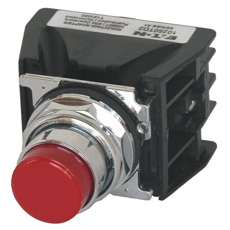 Hazardous Location Push Button, 30 mm, 2NO/2NC, Red MPN:10250T709R