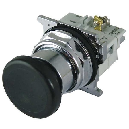 Hazardous Location Push Button, 30 mm, 1NO/1NC, Black MPN:10250T710B