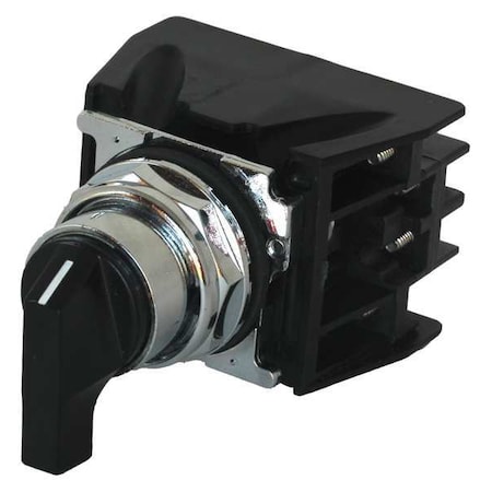 Cutler-Hammer Selector Switch with Contacts, 2 Position MPN:10250T723BL
