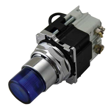 Pilot Light, Blue, 30mm, Incandescent MPN:10250T74NB