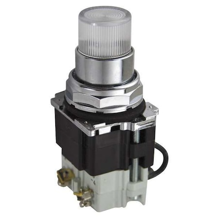 Pilot Light, Clear, 30mm, Incandescent MPN:10250T74NC