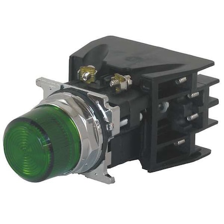 IllumPushButton, FullVolt, Green, 1NO/1NC MPN:10250T828GD24