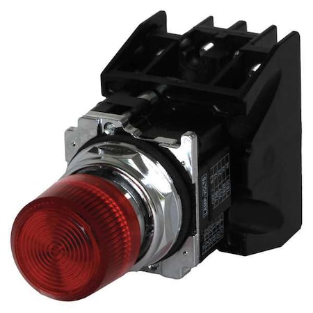 IllumPushButton, FullVolt, Red, 1NO/1NC MPN:10250T828RD24