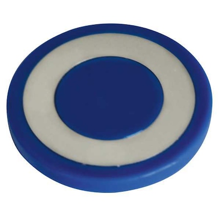 Mushroom Head, 30mm, Blue, Plastic MPN:10250TB64