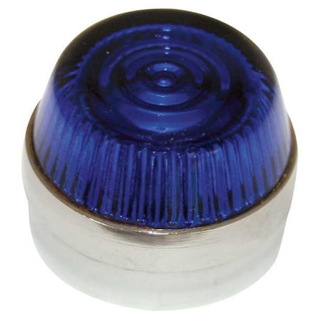 Pilot Light Lens, 30mm, Glass, Blue MPN:10250TC10N