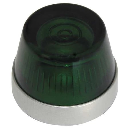 Cutler-Hammer Pilot Light Lens, 30mm, Green, Plastic MPN:10250TC14N
