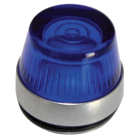 Pilot Light Lens, 30mm, Glass, Blue MPN:10250TC16N