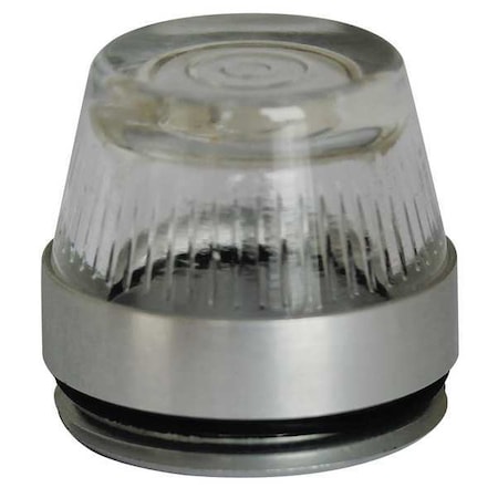 Pilot Light Lens, 30mm, Glass, Clear MPN:10250TC17N