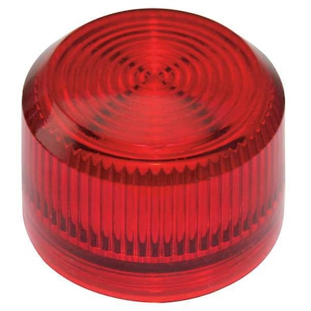 Cutler-Hammer Pilot Light Lens, 30mm, Red, Plastic MPN:10250TC1N