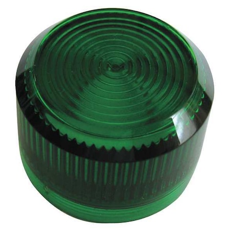 Cutler-Hammer Pilot Light Lens, 30mm, Green, Plastic MPN:10250TC2N