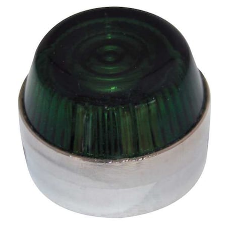 Pilot Light Lens, 30mm, Glass, Green MPN:10250TC8N