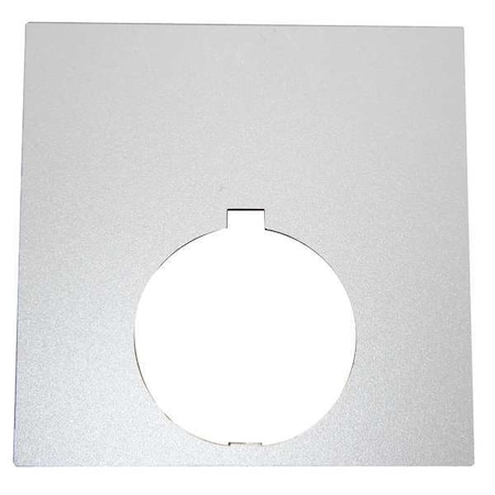 Blank Legend Plate, Black/White or Silver MPN:10250TEP76