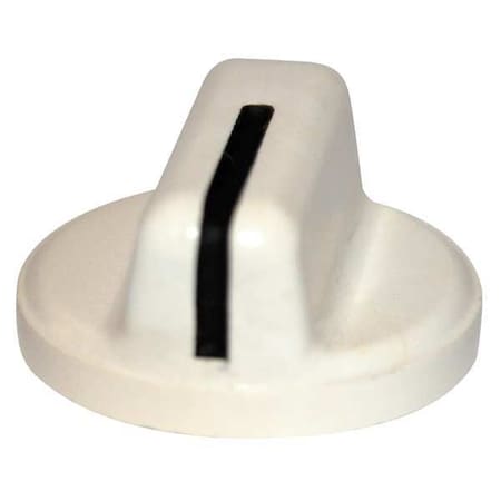 SelectorSwitchKnob, Knob, 30.5mm, White MPN:10250TKW