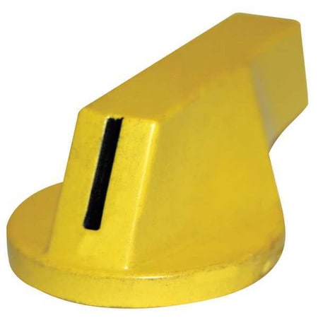 SelectorSwitchKnob, Lever, 30.5mm, Yellow MPN:10250TLY