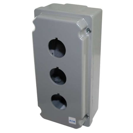 PushButtonEnclosure, 30mm, 3Hole, DiCstZinc MPN:10250TN13