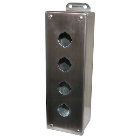 PushButtonEnclosure, 30mm, 4Holes, SS MPN:10250TN36