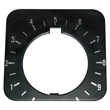 Cutler-Hammer Legend Plate, Rectangular, Black MPN:10250TR30