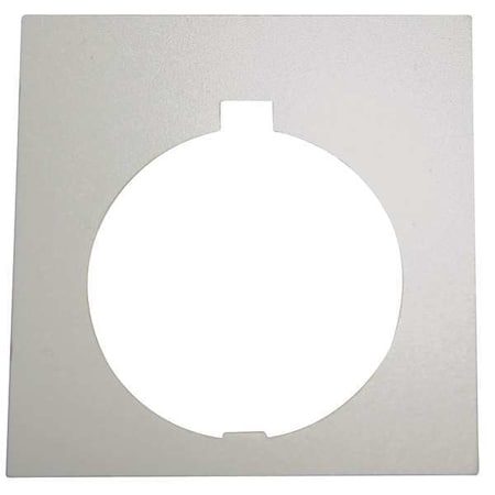 Legend Plate, White/Black, Rectangular MPN:10250TS76