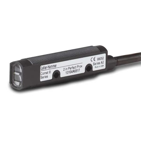 Diffuse Photoelectric Sensor, Bare Wire, Straight, Cylindrical, Selectable Light On/Dark On, NPN and PNP MPN:13101A6517