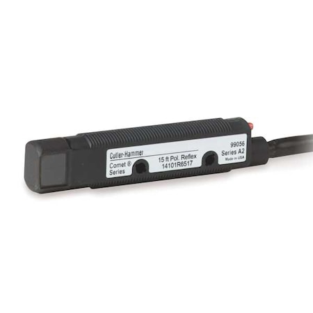 Polarized Retroreflective Photoelectric Sensor, M12, Right Angle, Cylindrical, Selectable Light On/Dark On, NPN and PNP MPN:14101RQD07